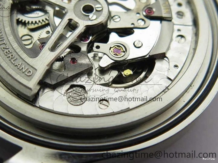 MIROTIME 0502 TimelessDesign Portuguese IW358304 ZF 1:1 Best Edition SS Blue Dial on Leather Strap A 7078